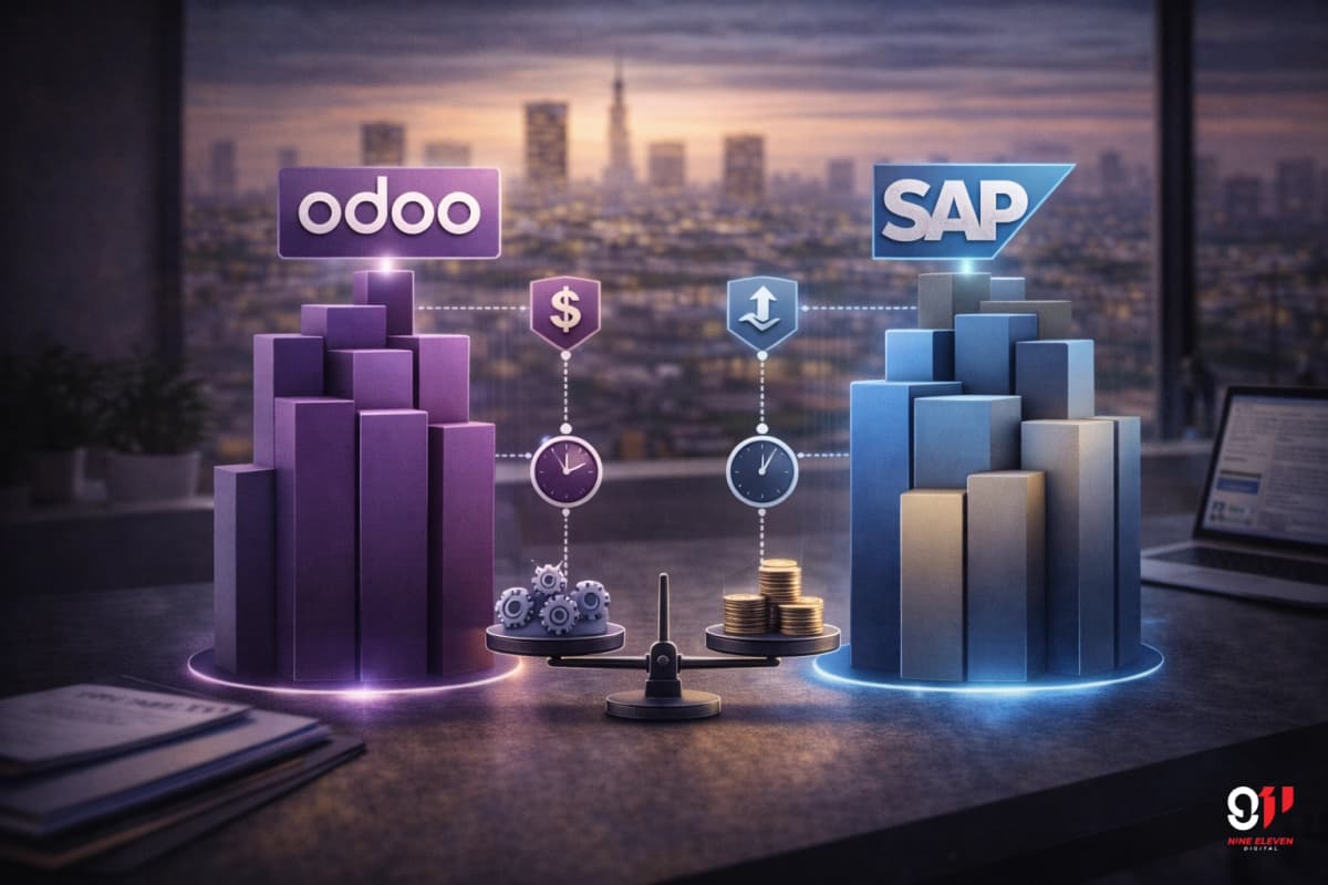 Odoo vs SAP: Which ERP is Right for Your Business? blog image